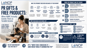 PR Gifts and Free Products: When HMRC Actually Counts Them as Taxable Income